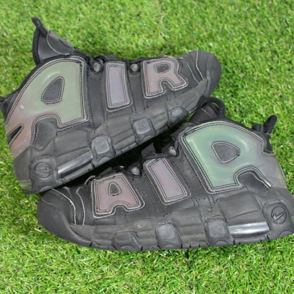 uptempo black reflective